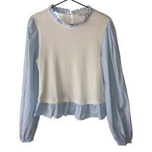 The Line of Style Women's Sz XL Layered Sweater Academia Preppy Blouse(1959)